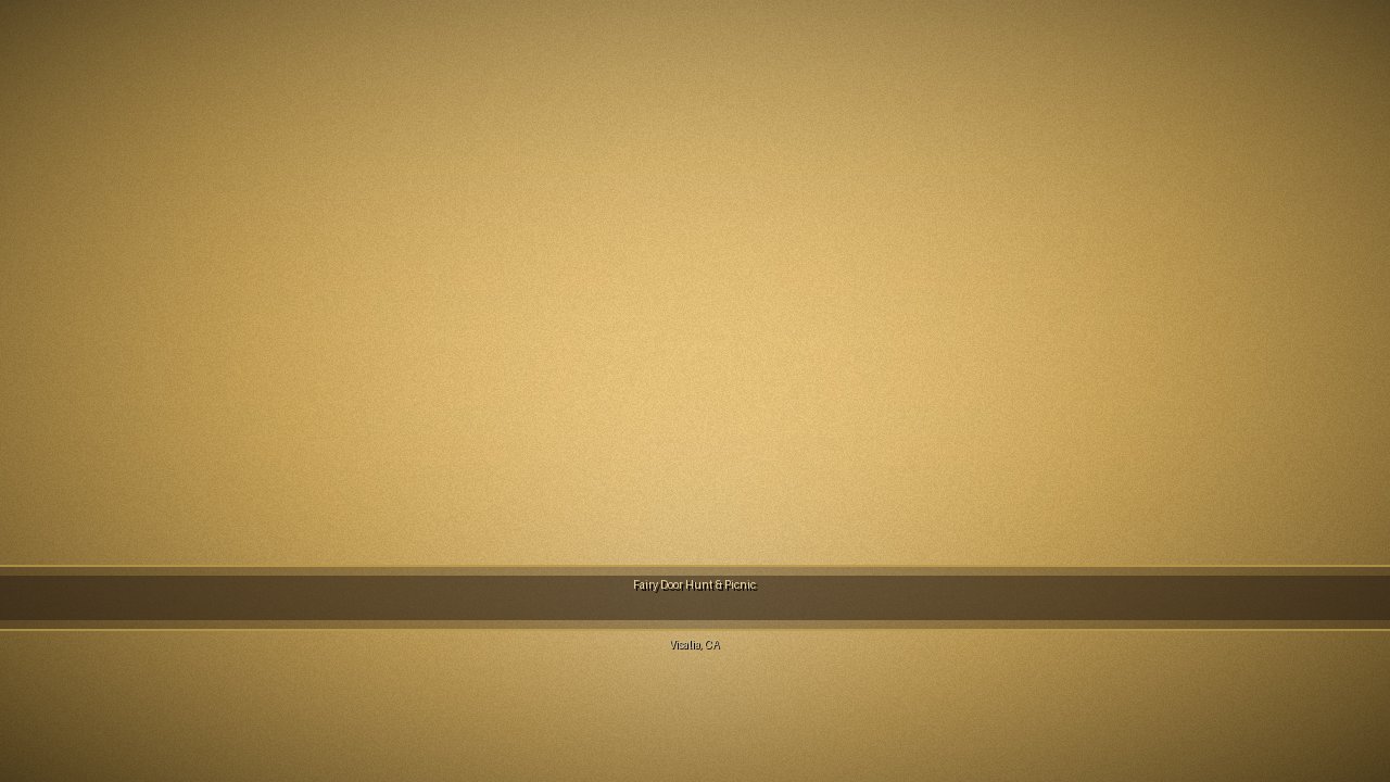 Fairy Door Hunt & Picnic