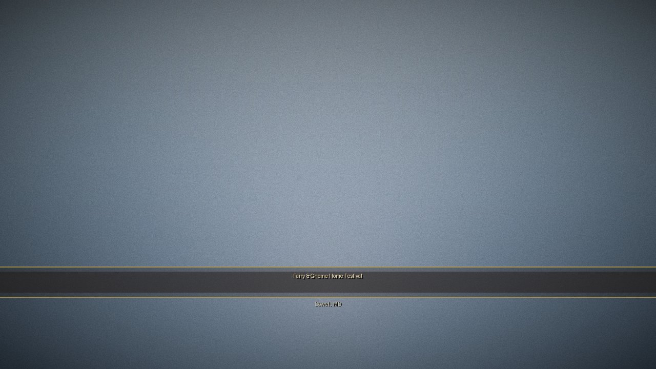 Fairy & Gnome Home Festival