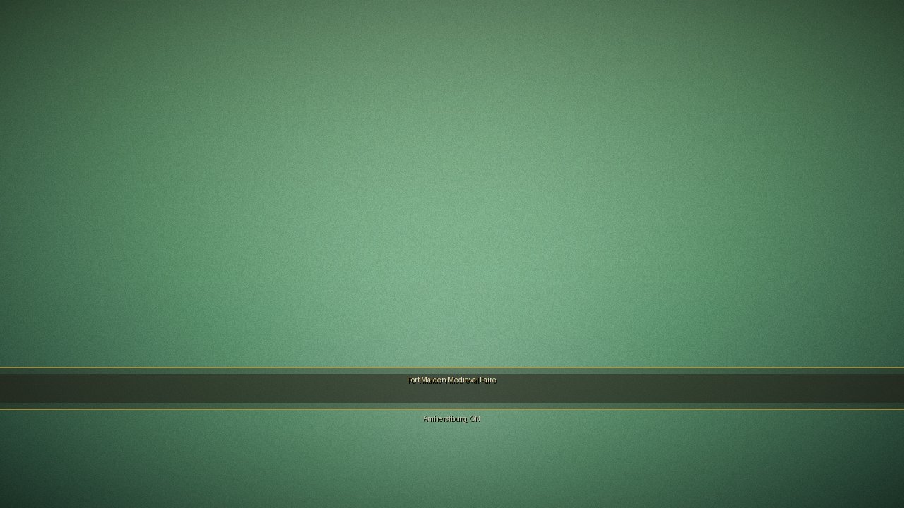 Fort Malden Medieval Faire