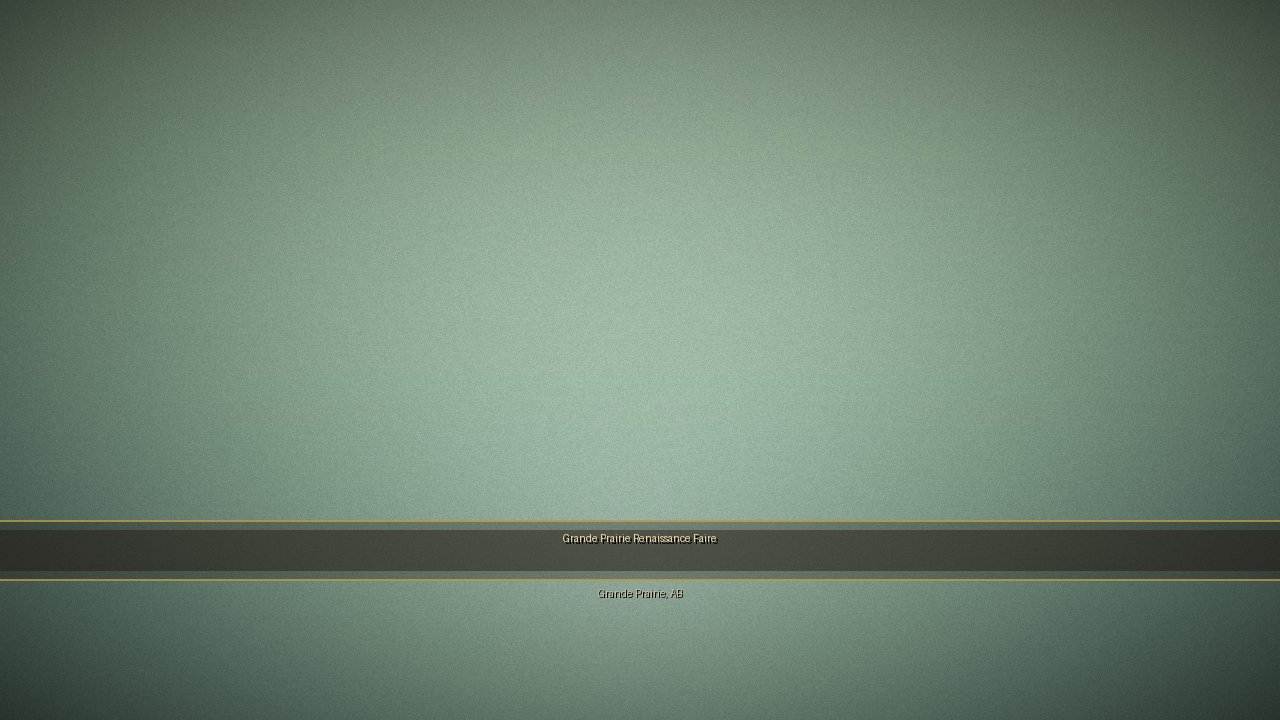 Grande Prairie Renaissance Faire
