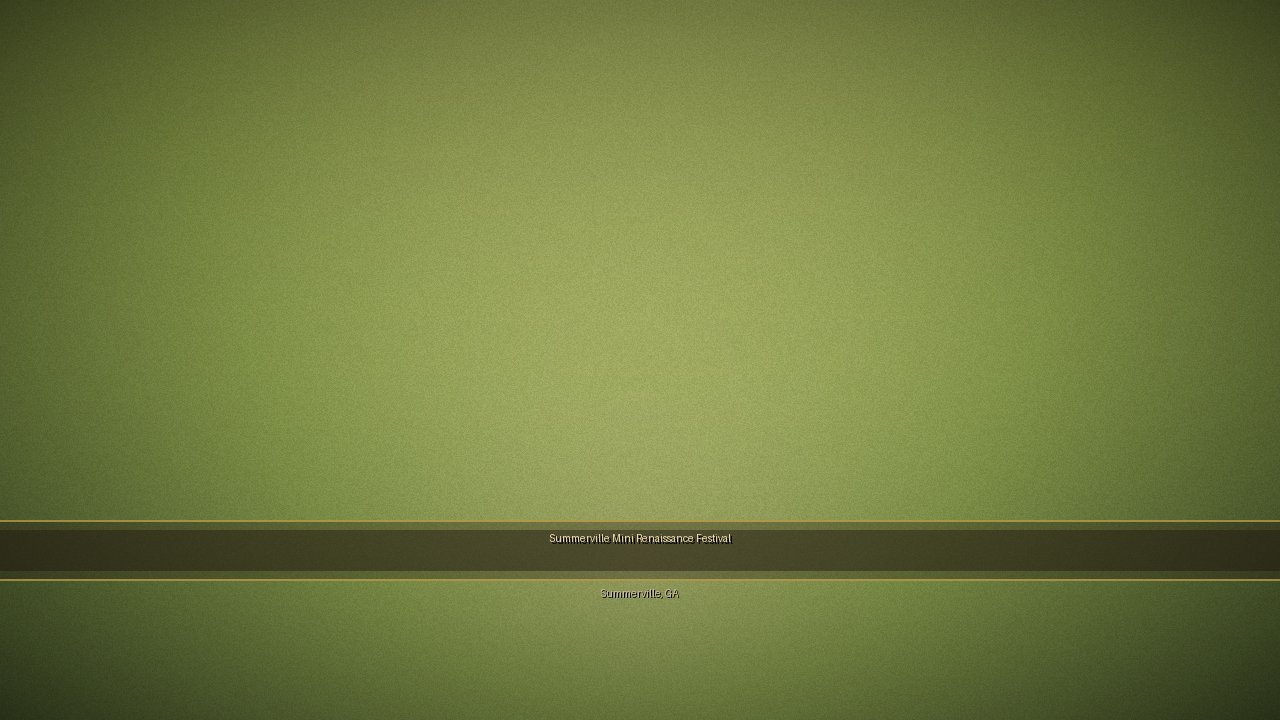 Summerville Mini Renaissance Festival