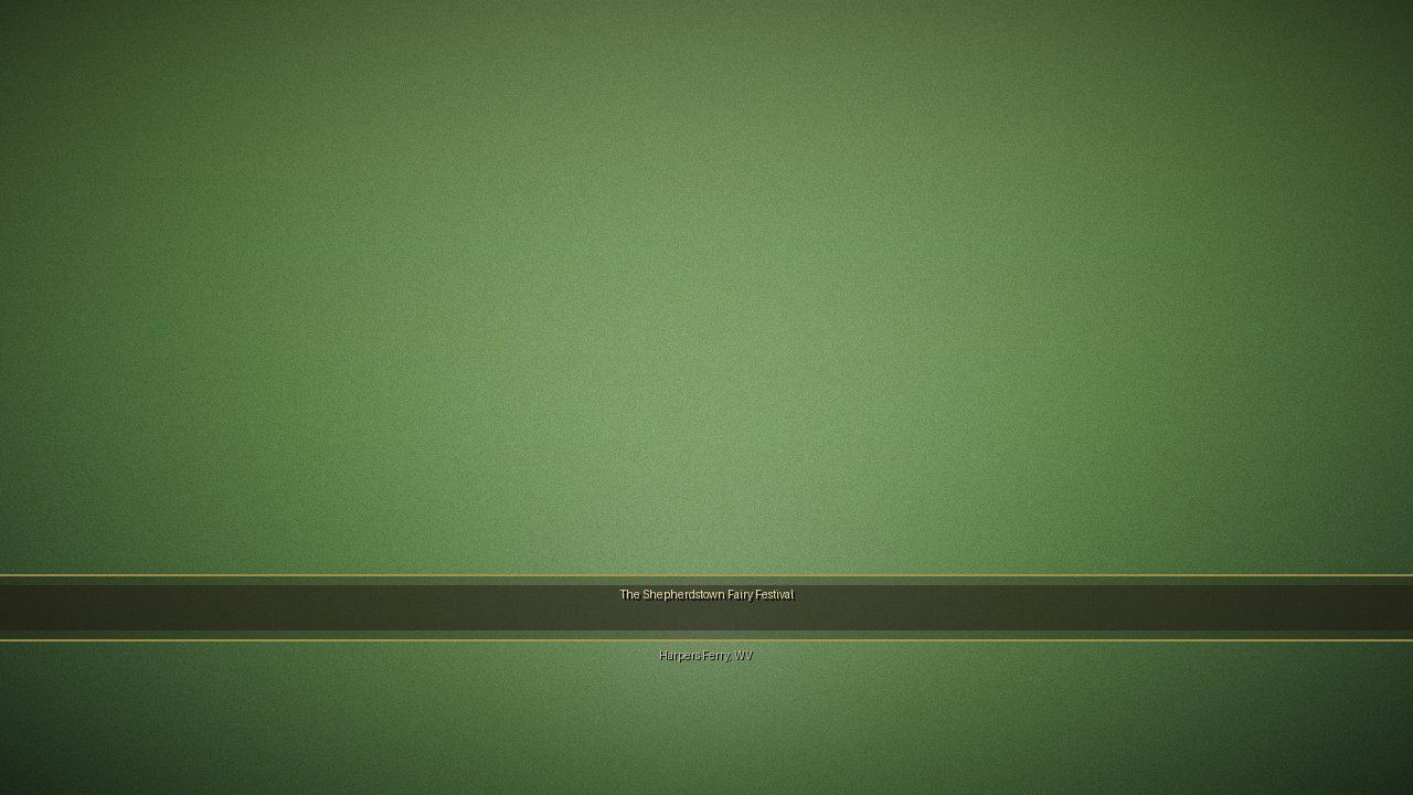 The Shepherdstown Fairy Festival